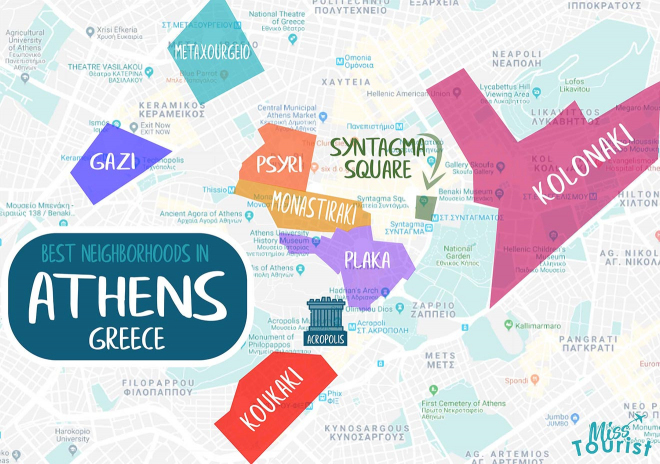 Zonas de Atenas