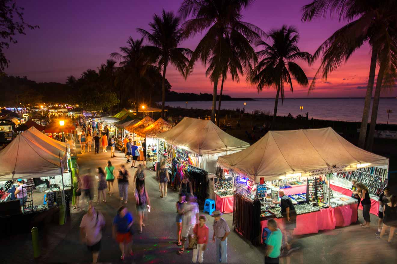 Mindil Beach Sunset Markets Cosas que hacer y compras en Darwin