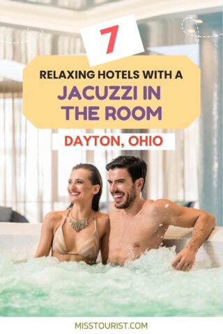 Hoteles en Dayton Ohio con jacuzzi en la habitación PIN 1